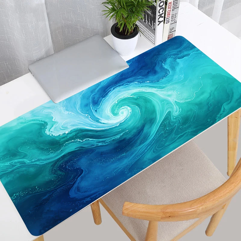 High-Quality Mouse pad Giant Wave Office Computer Desk Mat Large Gamer Keyboard Pad Designed specifically blue waves MousePad