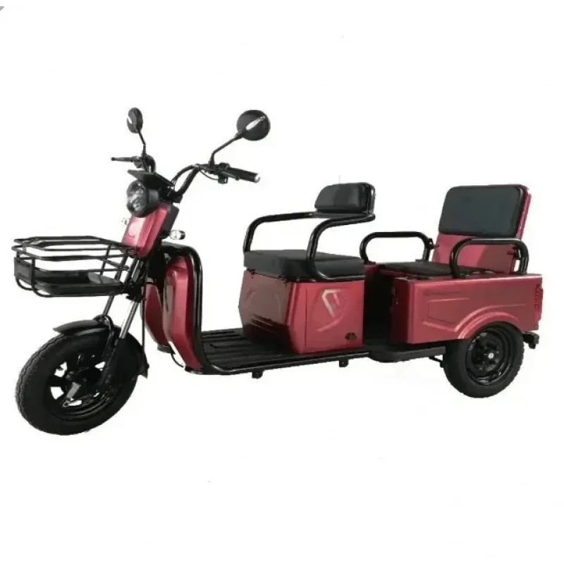 

High Quality Hot Selling Tricycle Passenger and Elder People with Basket 2 Seats 500/800W