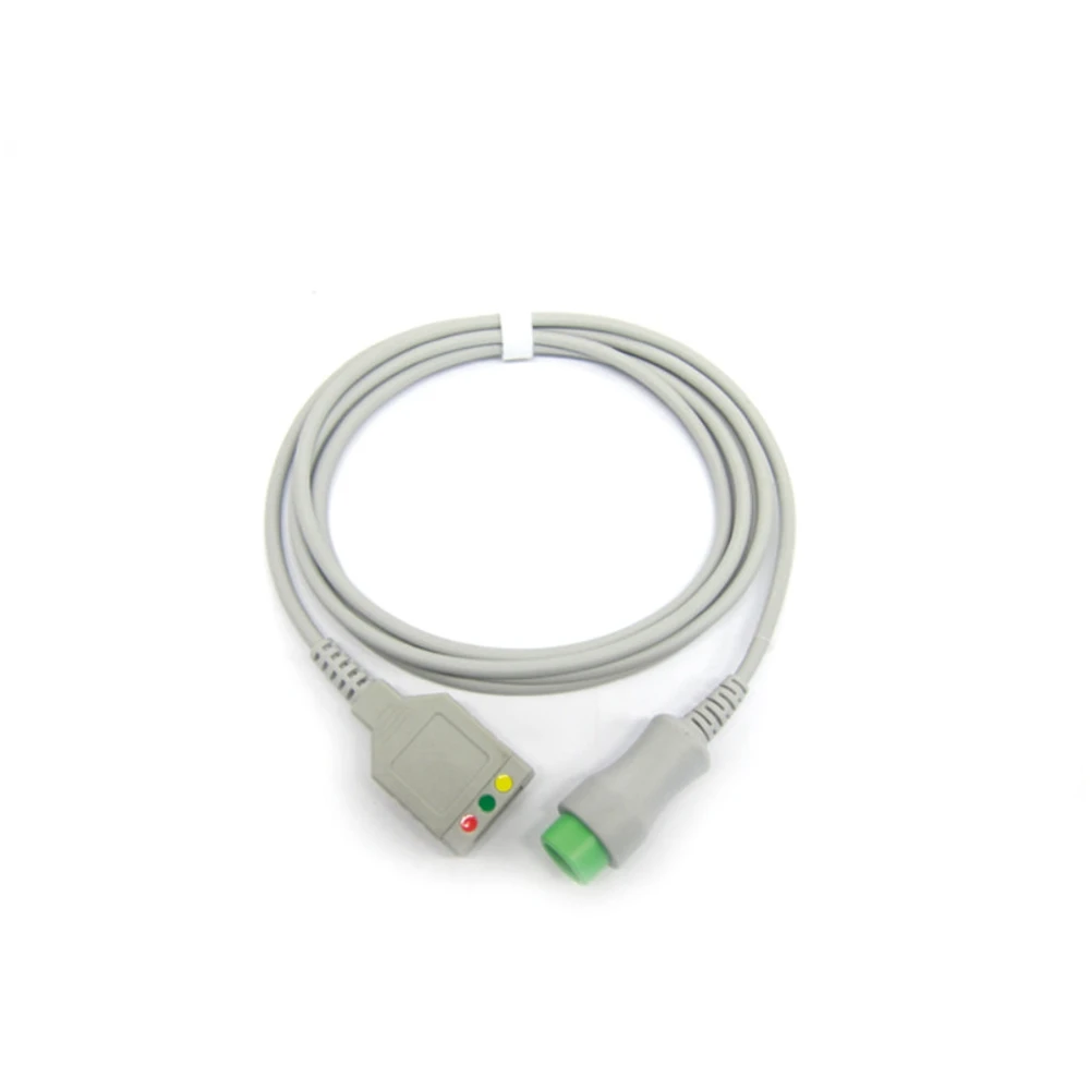 Cavo ECG trunk 3 cavi compatibile con MINDRAY T5/78 elettrodi cavo tronco per macchina ECG