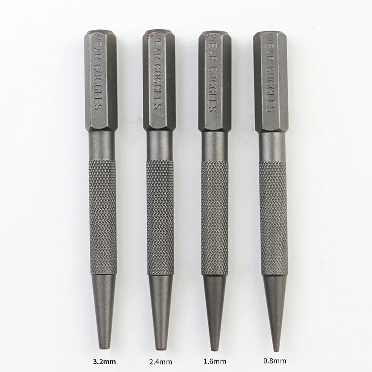 Brand New High Quality Practical Exquisite Center Punch Tools Wood Alloy Steel Center Punch Nail Hole Maintenance