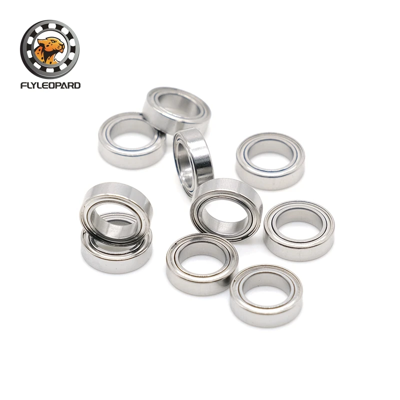 10Pcs MR128ZZ 8x12x3.5mm Miniature Ball Bearing ABEC-7 Chrome Steel ZZ Double Shielded for RC Drone Micro Motor DIY Parts