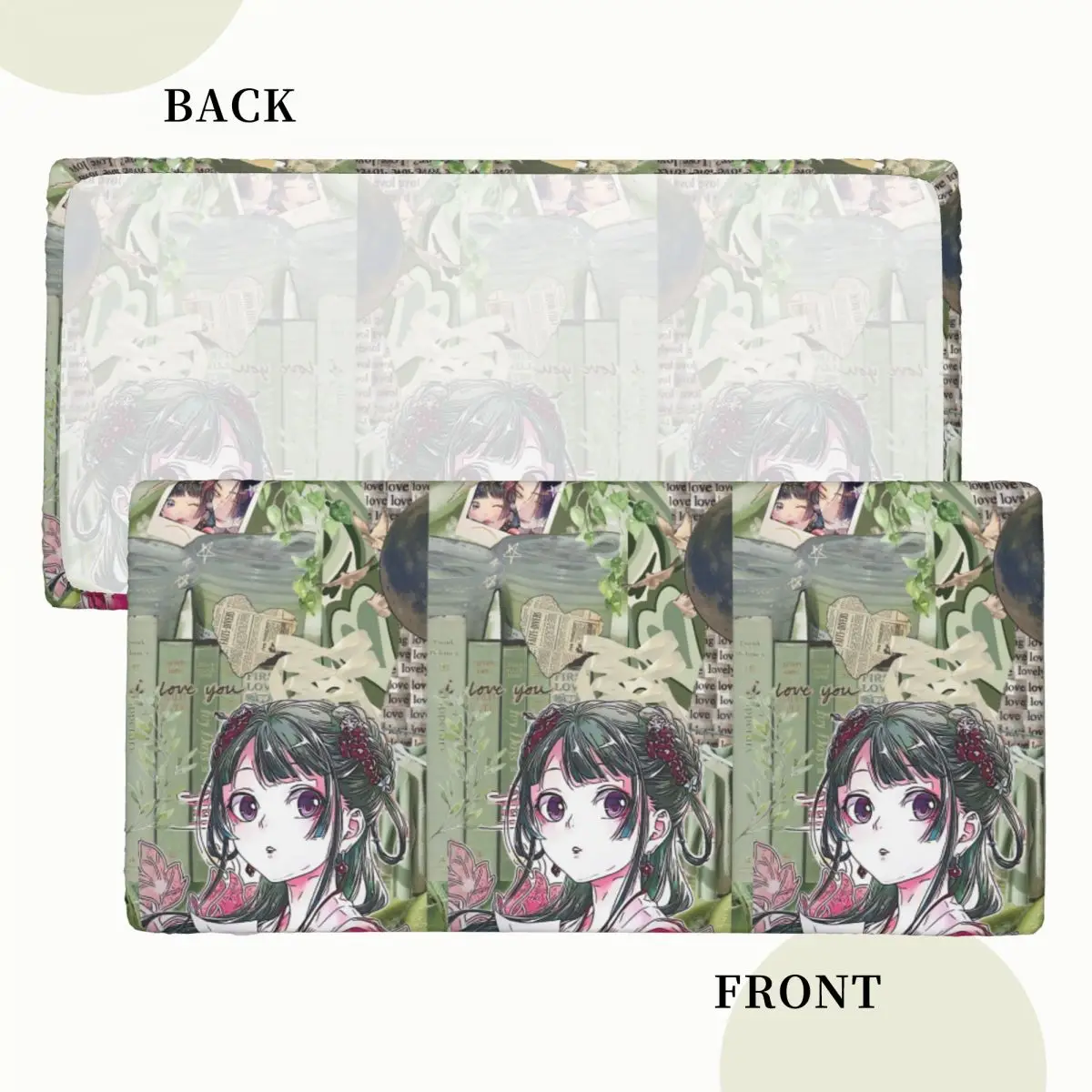 The Apothecary Diaries Maomao Customized Rectangular Tablecloth Waterproof Table Cover for Festival Decorations Table Cloth