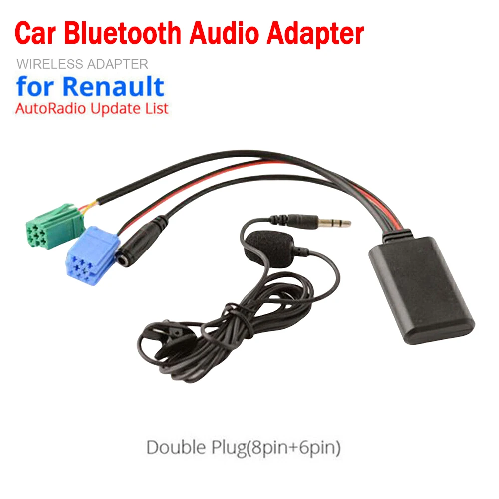 Car Bluetooth Module AUX IN Audio MP3 Music Adapter Handsfree Wireless Bluetooth 5.0 for Renault Clio/Espace/Kangoo/Laguna/Modus