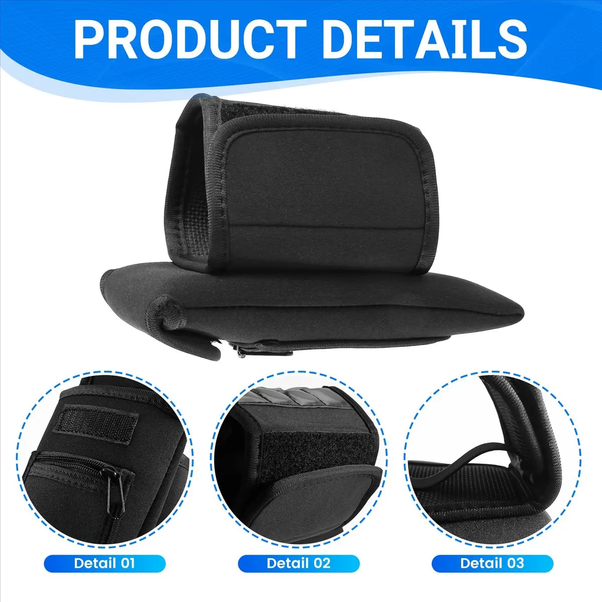 T22C Magnetic Water Bottle Bag Portable Gym Bottle Pouch with Phone Holder Connect Equipment Essential Fitness Accessories