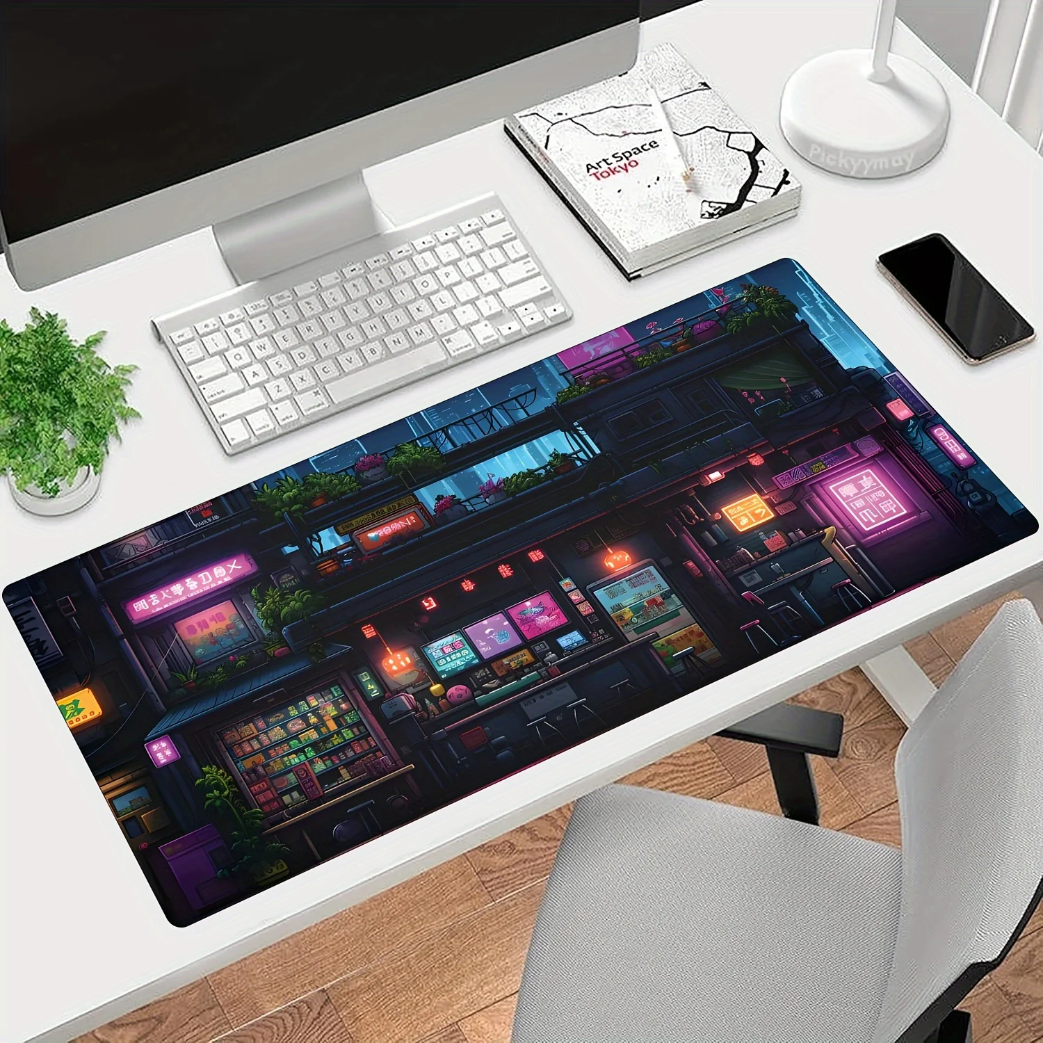 Cyber style New Hot-selling Large size Mouse Pad Laptops Gaming Deskmat  Mousepad Anime Office Carpet Keyboard Rubber material