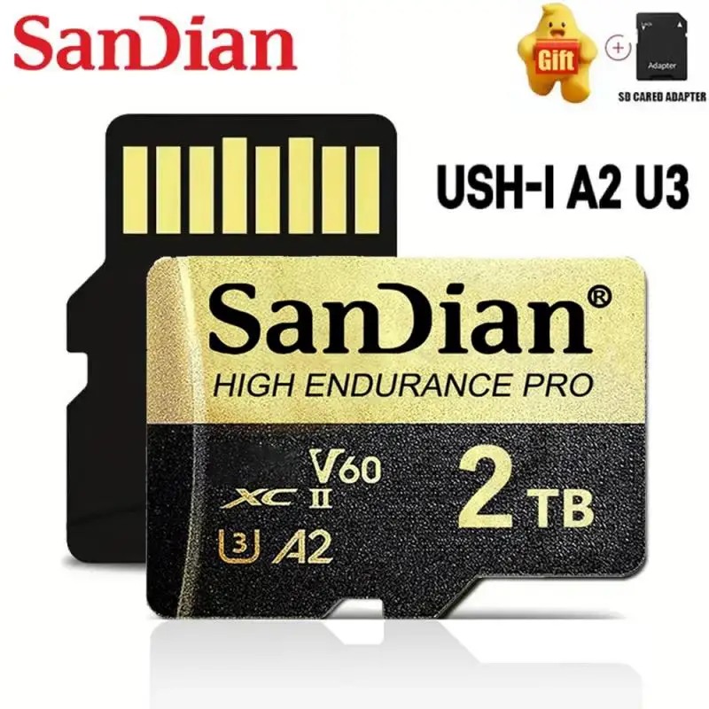 Class 10 SD Memory Card 2TB 1TB High Speed Micro TF SD Card 512GB 256GB 128GB TF Card 64GB For Camera Phone Tablet