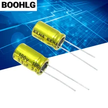 1.5uF-100uF 100V Vertical NP Non-polar Aluminum Electrolytic Capacitor (Qty 10