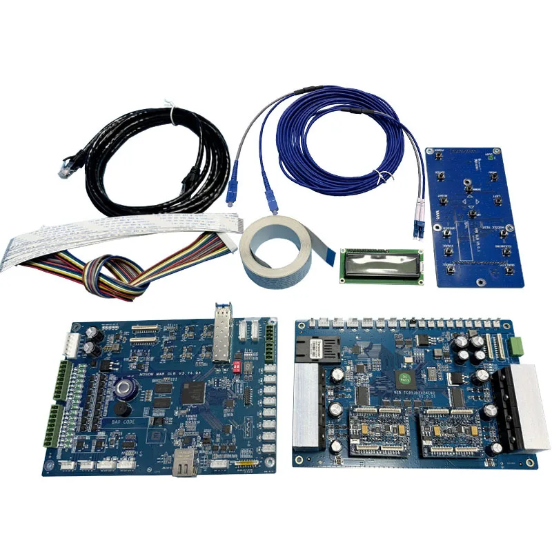 

The double nozzle control panel is reassembled to assemble the complete set of motion boards of the UV flatbed printer