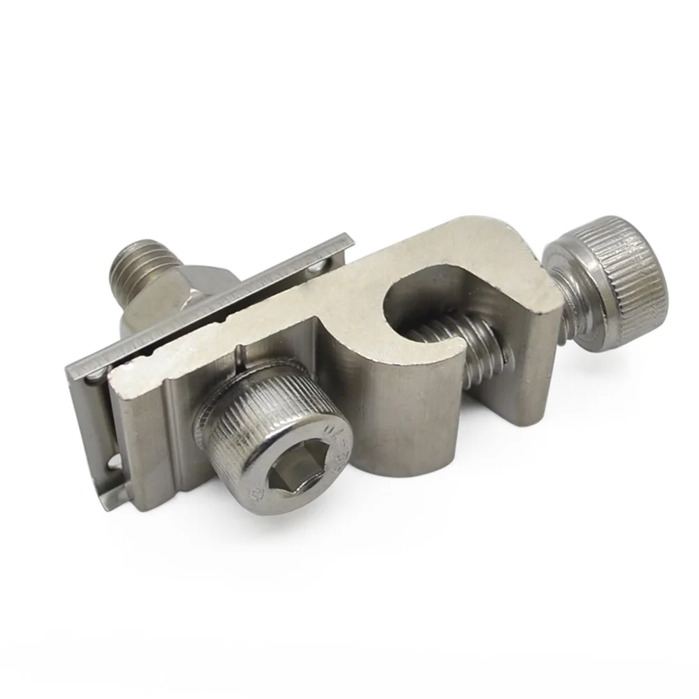Solar Panels Protection Grounding Buckle Clip Rail Terminal For Solar Photovoltaic Installation Part Stainless Steel 40x40mm