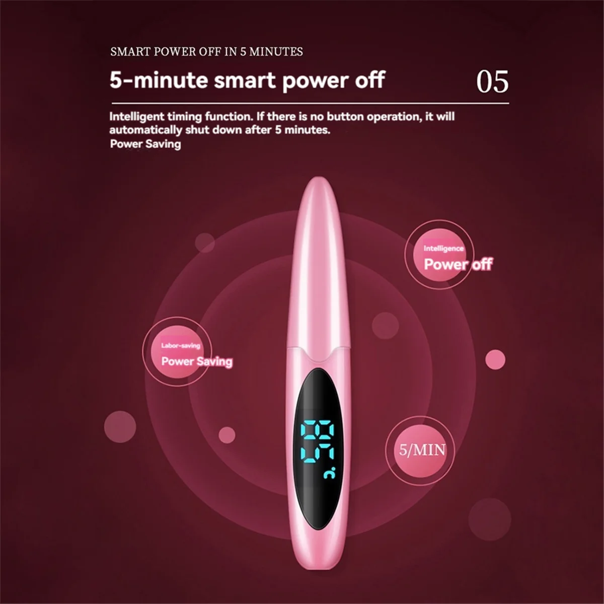 

A71P Electric Heated Eyelash Curler USB Charge Makeup Curling Kit Long Lasting Natural Eye Lash Curler Eyelash Lift Kit White