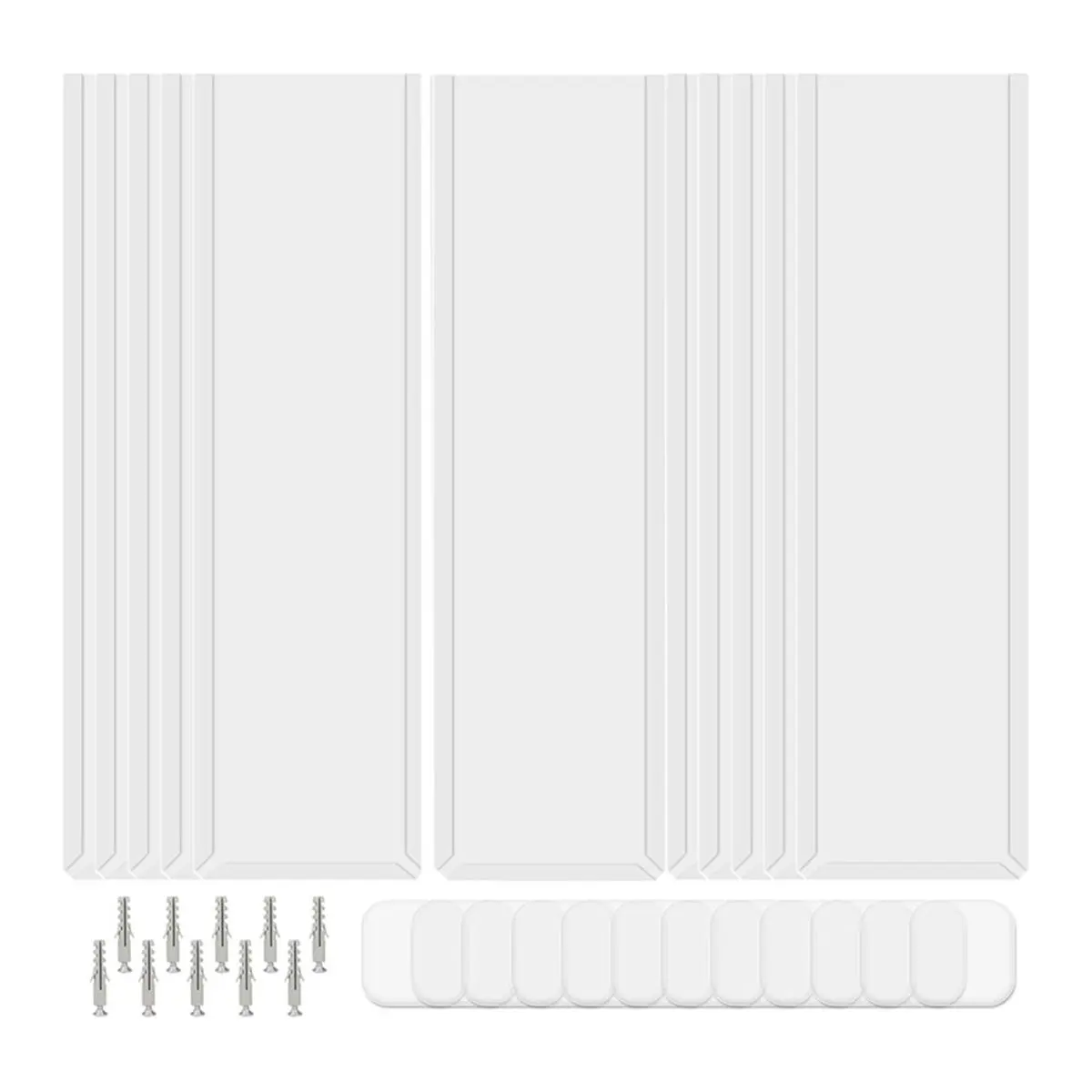 A48U 10 Pack Clear Model Car Display Case , for Diecast Blister, Toy Storage Organizer Wall Mount Display Case