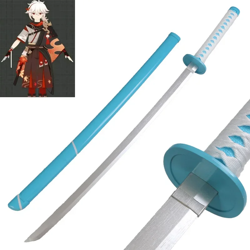 

Cosplay 102cm Nice Genshin Impact Keadehara Kazuha Katana Role Play 40inch Wood Assembled Weapon Game Sword Model