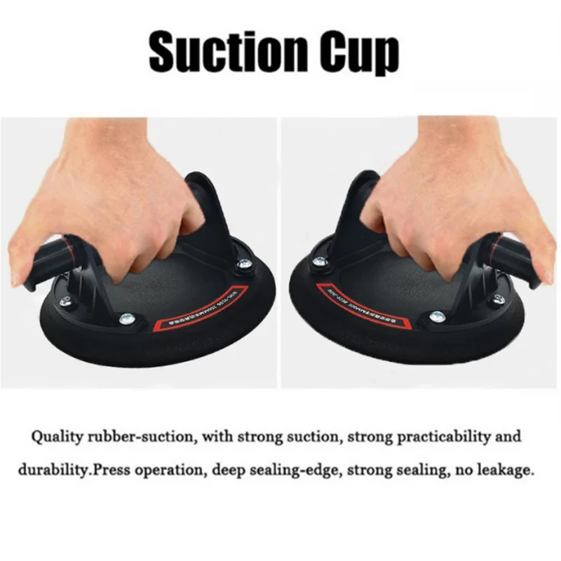 2024 Vacuum Suction Cup 200kg Loading Capacity Heavy Duty Vacuum Spreader for Tile Adsorption Granite Glass Lifting 8 inch Cup