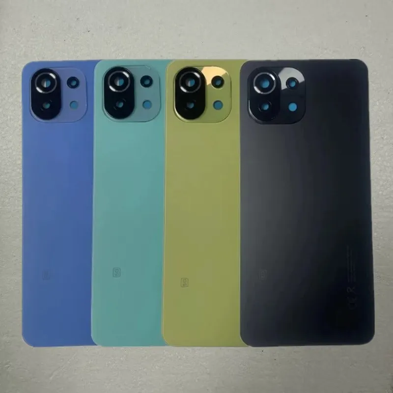 Cache-batterie arrière en verre pour Xiaomi Mi 11 Lite 5G