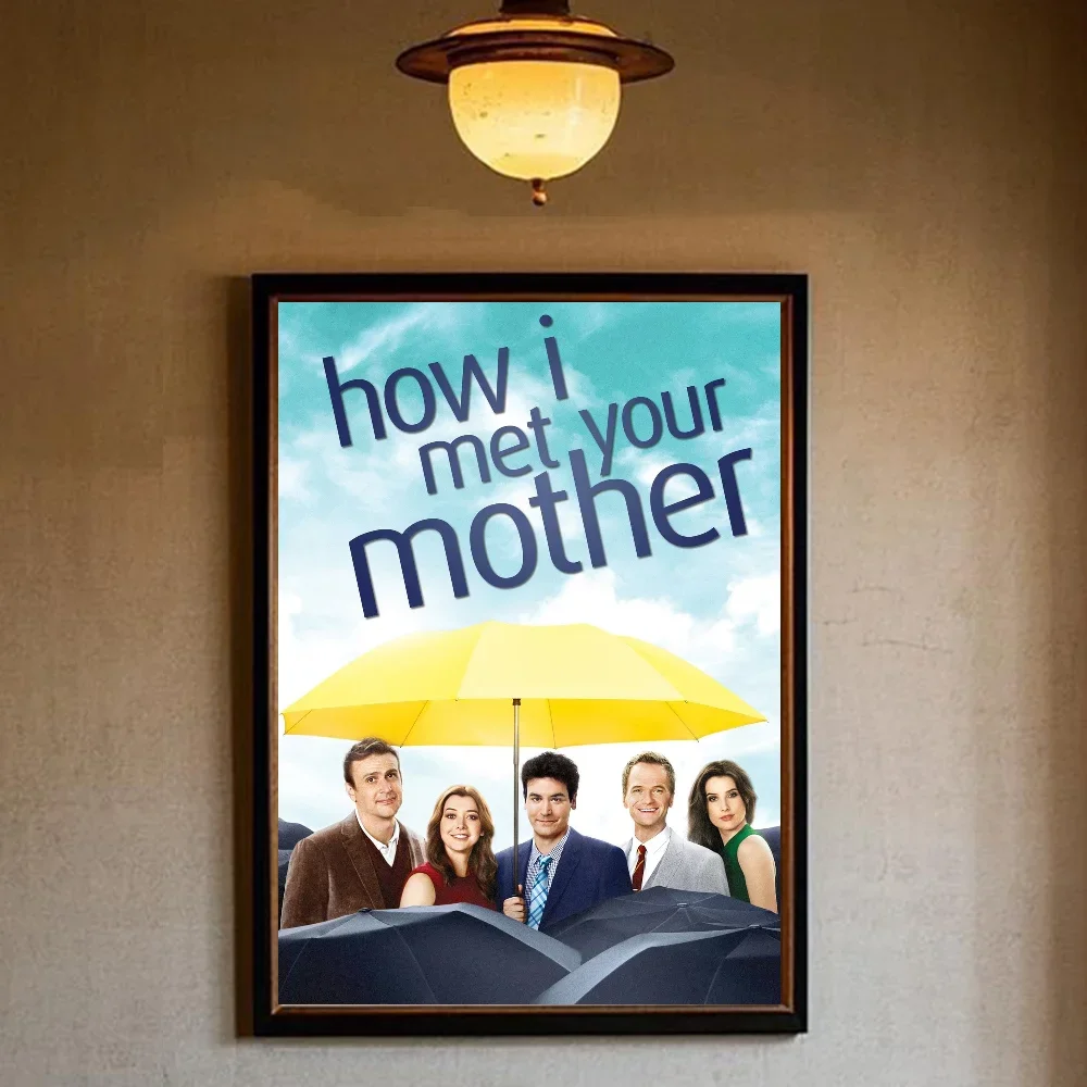 كيف قابلت والدتك ملصق HD الفن لزجة جدار مقاوم للماء غرفة المعيشة المنزلي غرفة نوم بار الديكور الجمالي