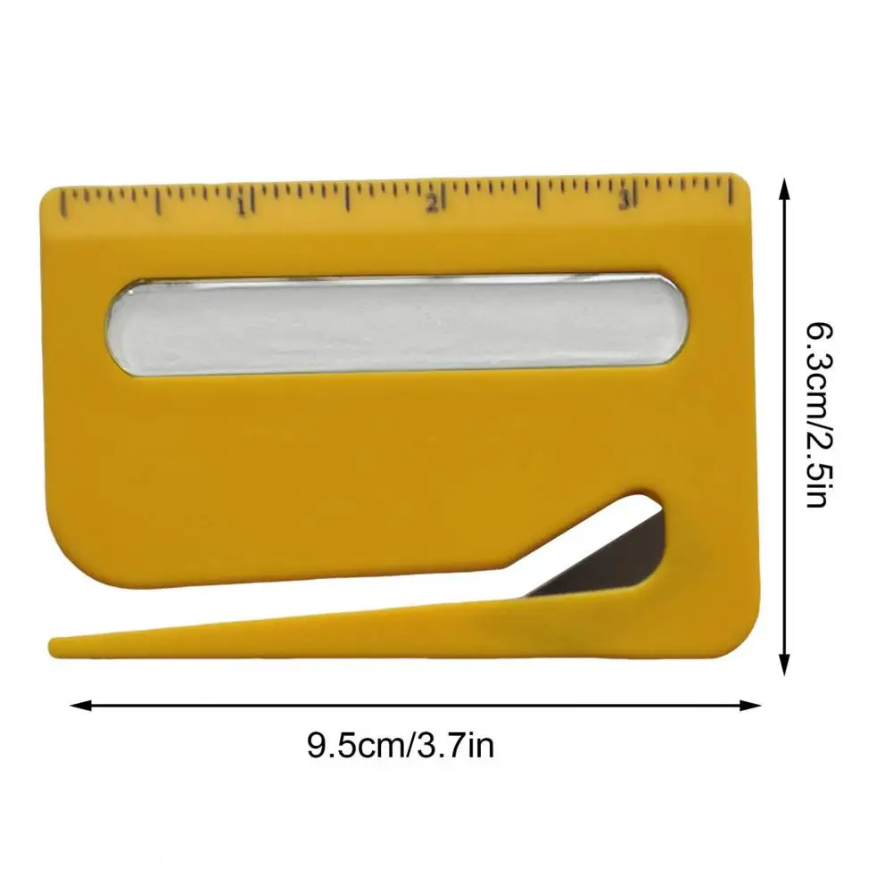 Letter Opener with Magnifying Glass Ergonomic Envelope Opener Set with Glass Ruler Precise Cutting Technology Mail