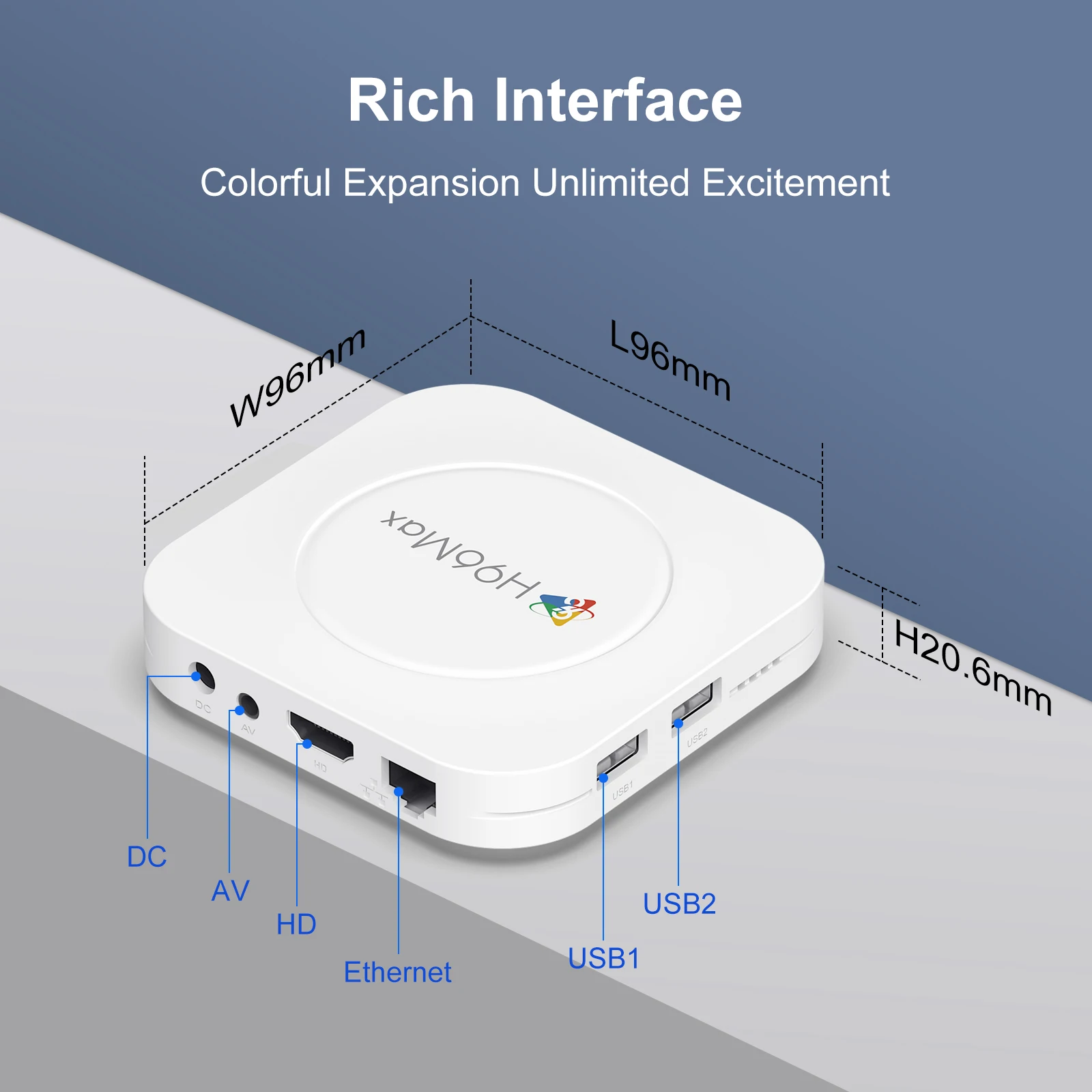 H96 MAX M1 Plus Android 14.0 TV BOX RK3528 WIFI6 8K HDR10 LAN 100M BT5.4 4GB 128GB صوت مساعد مشغل الوسائط صندوق التلفزيون الذكي