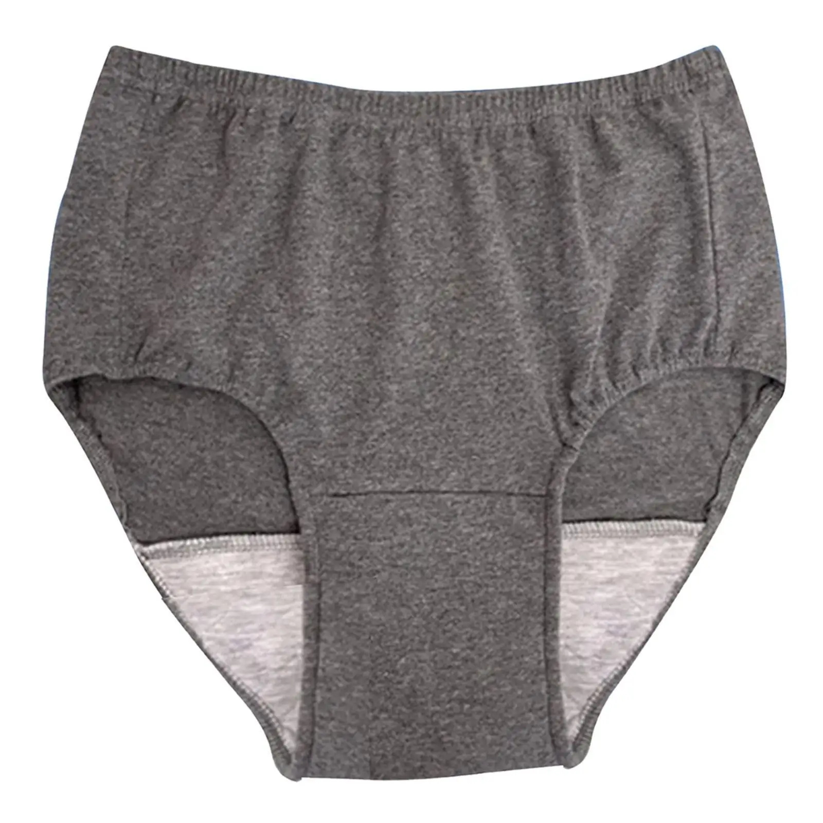 Men Reusable Washable Underwear Incontinent Briefs Pant 300CC Dark Gray LL