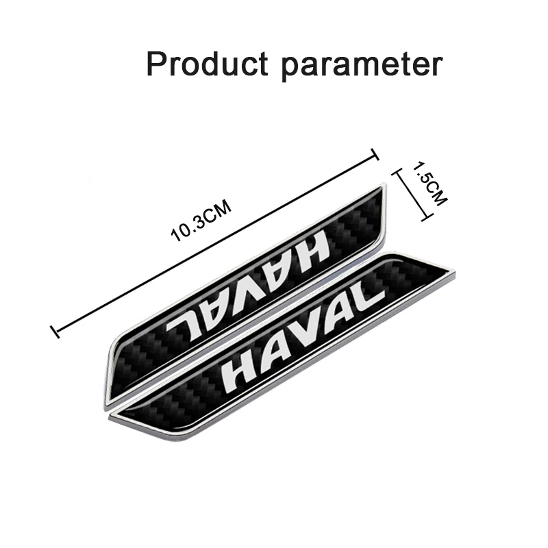 2pcs/set Metal Car Body Sticker Fender Trunk for Haval Logo C50 H1 H2S H4 H6 H7 H8 M1 M2 M4 H9 F5 F7X M6 Auto Emblem Accessories