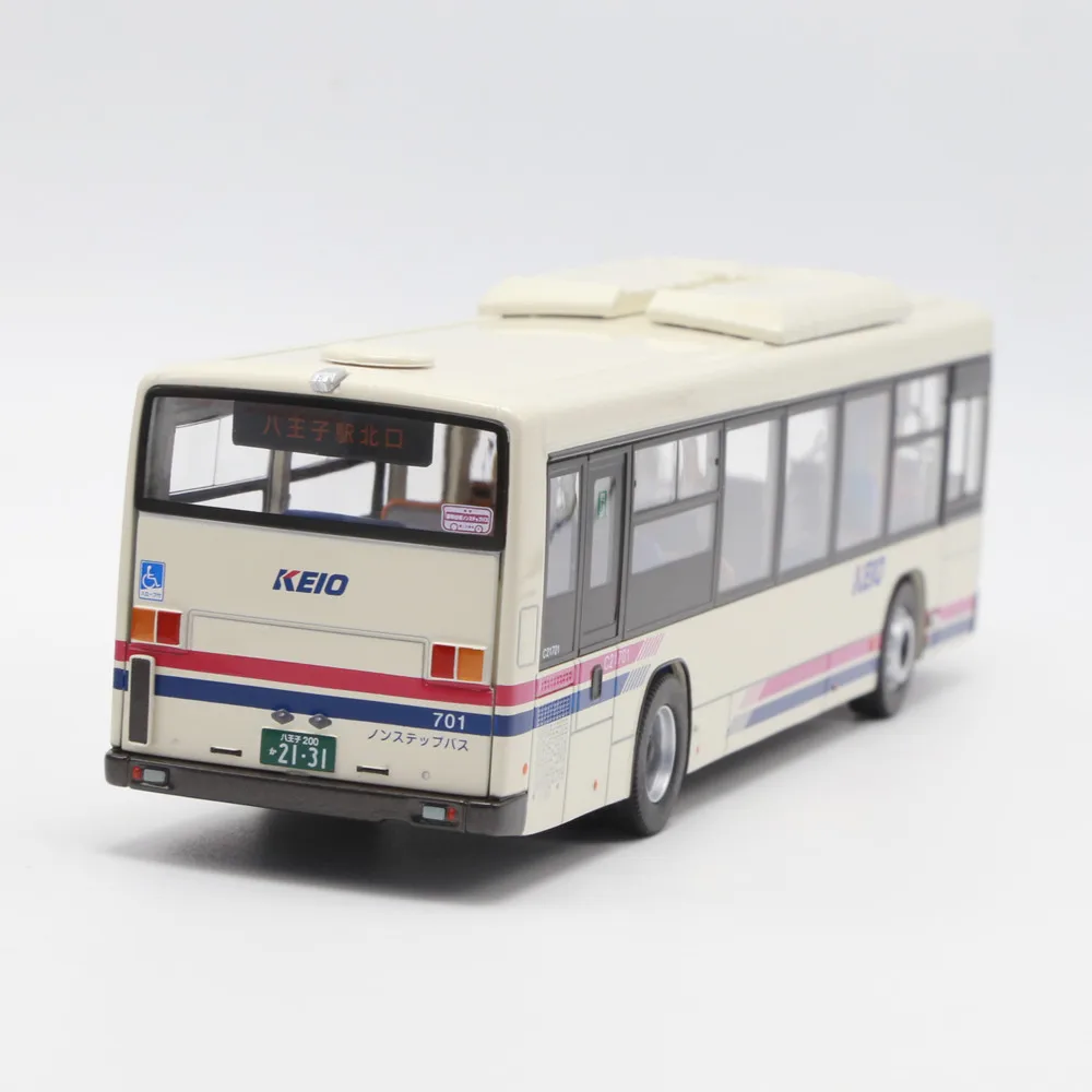 Tomytec Tomica TLV N155C Hino Blue Ribbon Bus Limited Edition Simulation Alloy Static Car Model Toy Gift