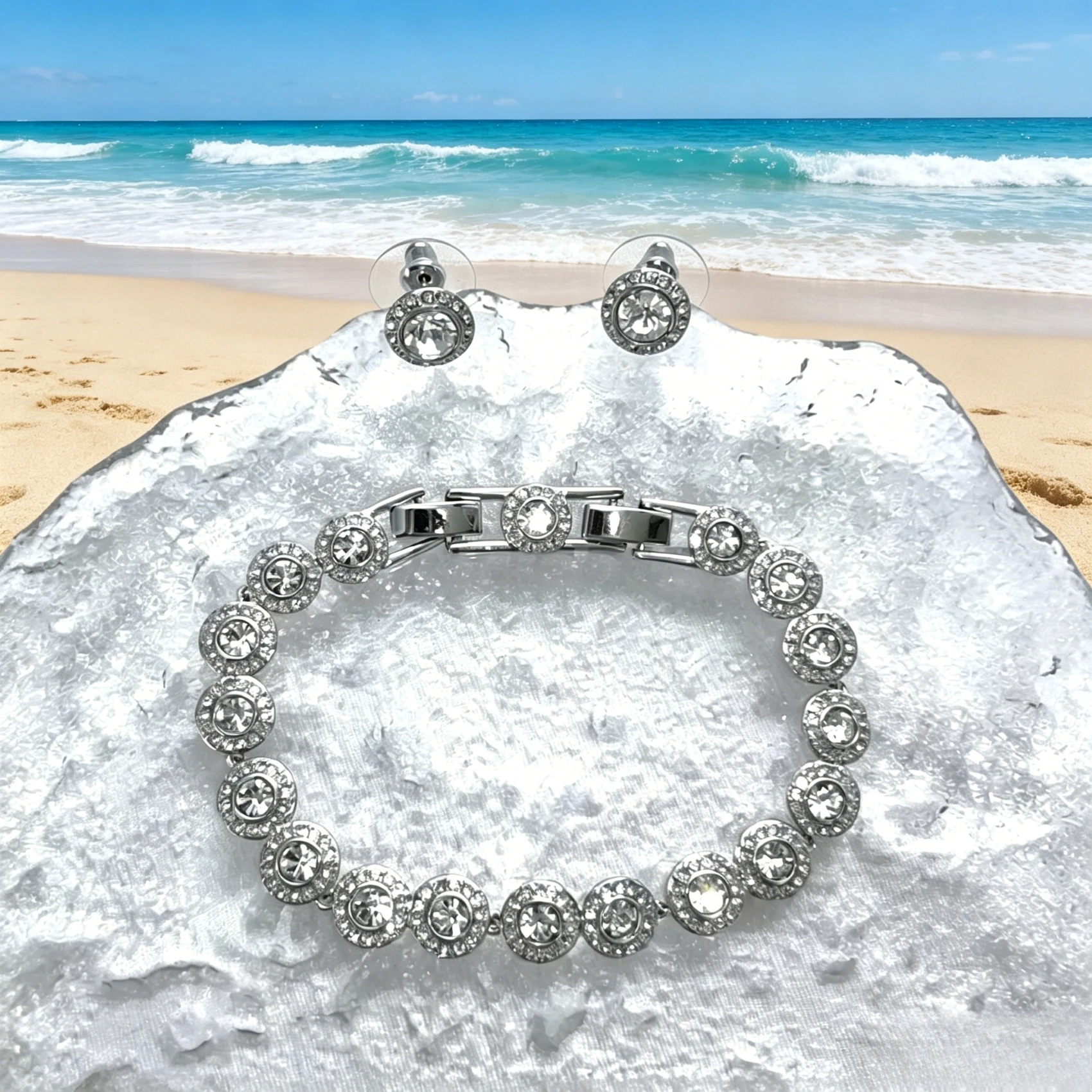 

2026 EU high quality jewelry set exquisite luxury wedding jewelry simple and elegant jewelry set
