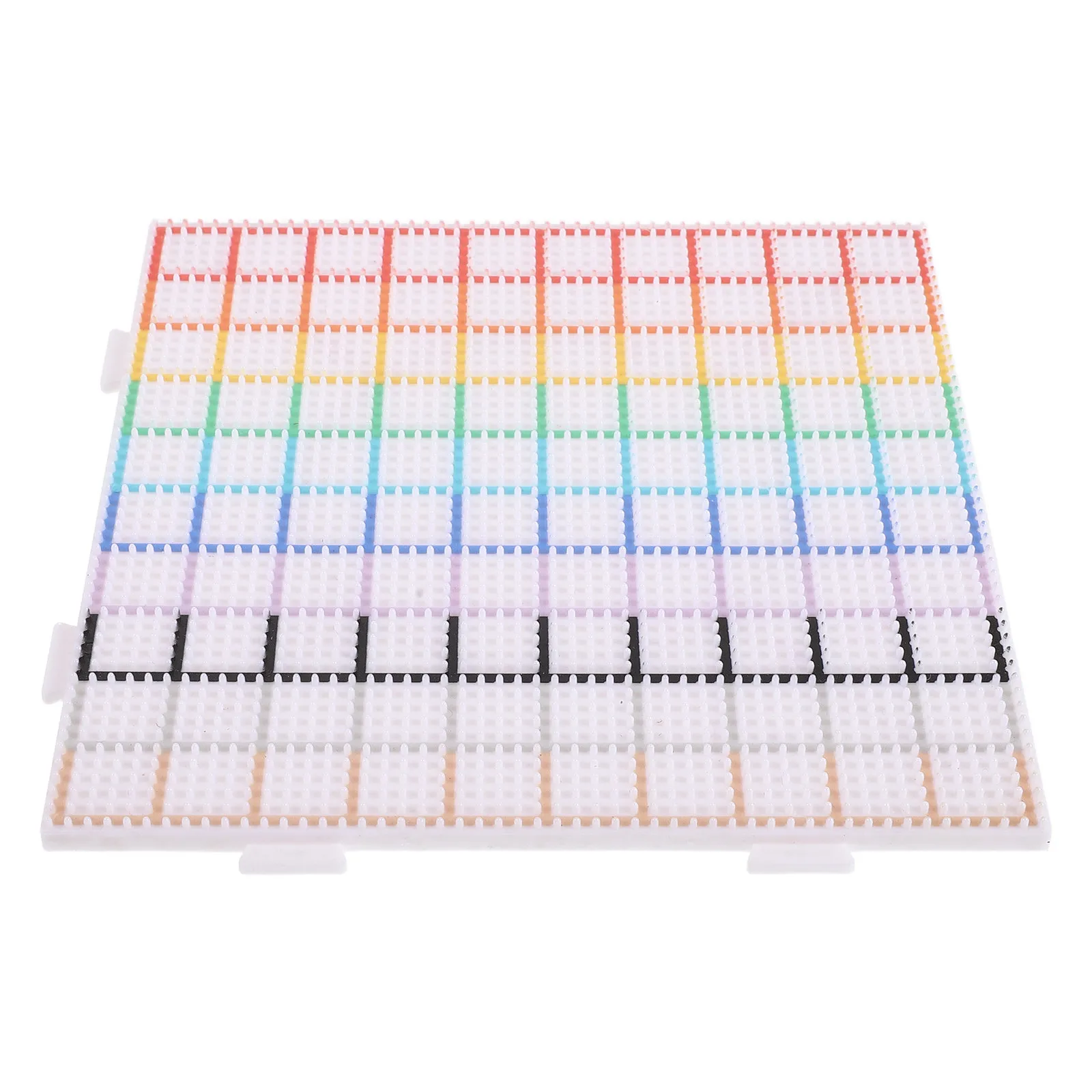 

Square Fuse Beads Board 5.6x5.6 Large Smooth Edge Plastic Bead Pegboard for DIY Fuse Beads Craft Jewelry Making Group Projects