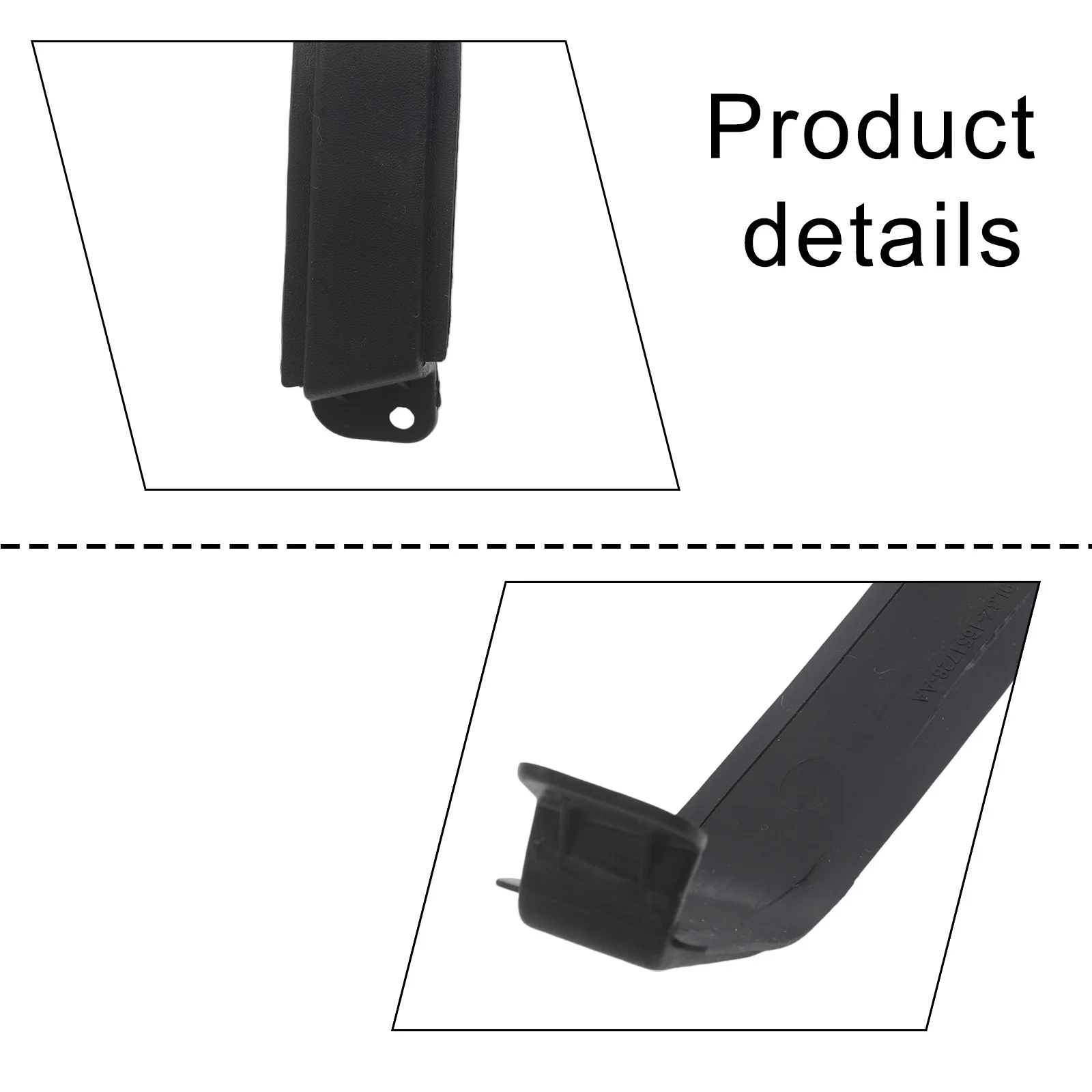 

For Ford For F150 Upper Cab Corner Roof Trim for 2009 2014 Models 2 Piece Set Direct Replacement for Easy Maintenance