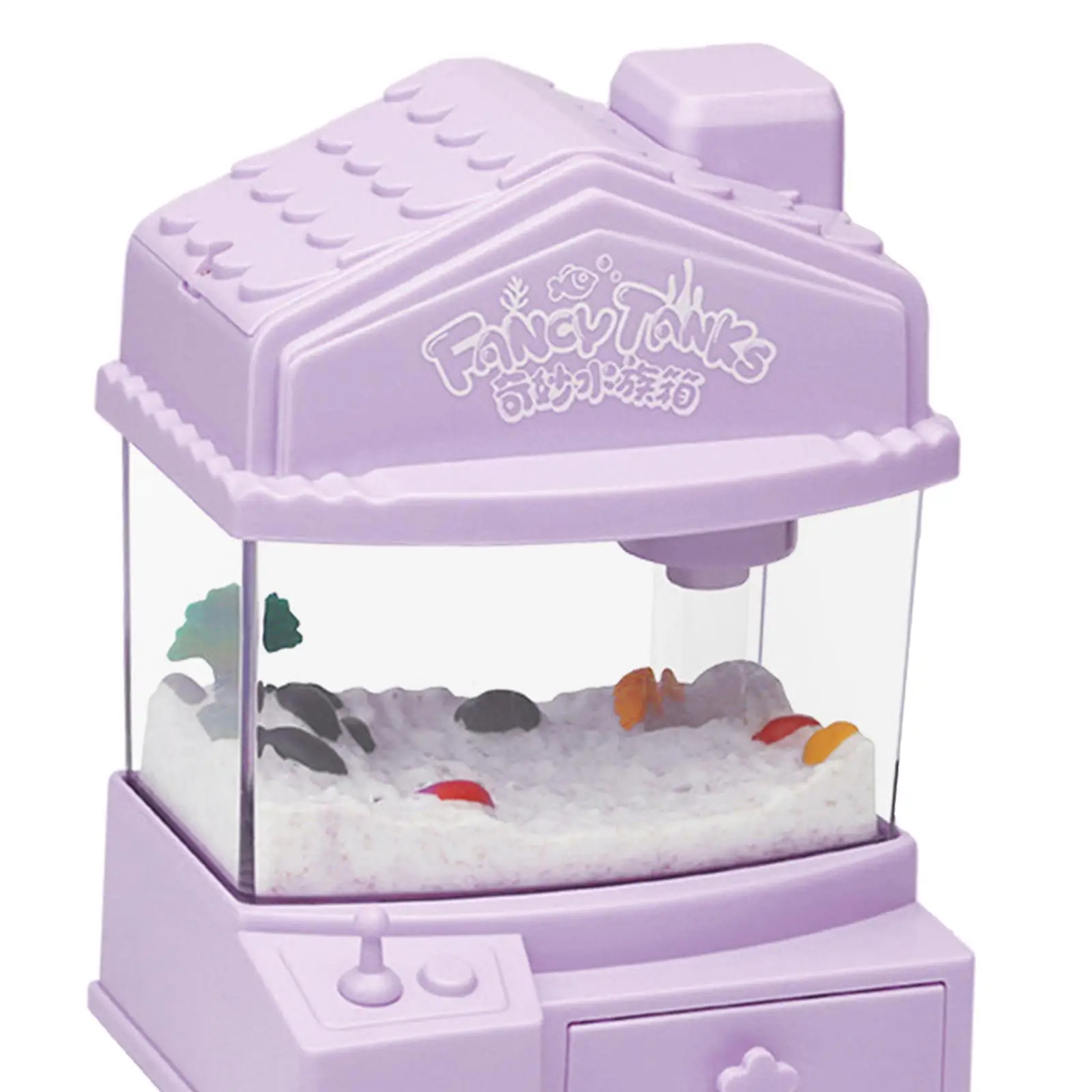 Mini Underwater World Children's Fish Tank Simulated Aquarium Fake Tank for Toddlers Girls Boys Kids Birthday Gifts