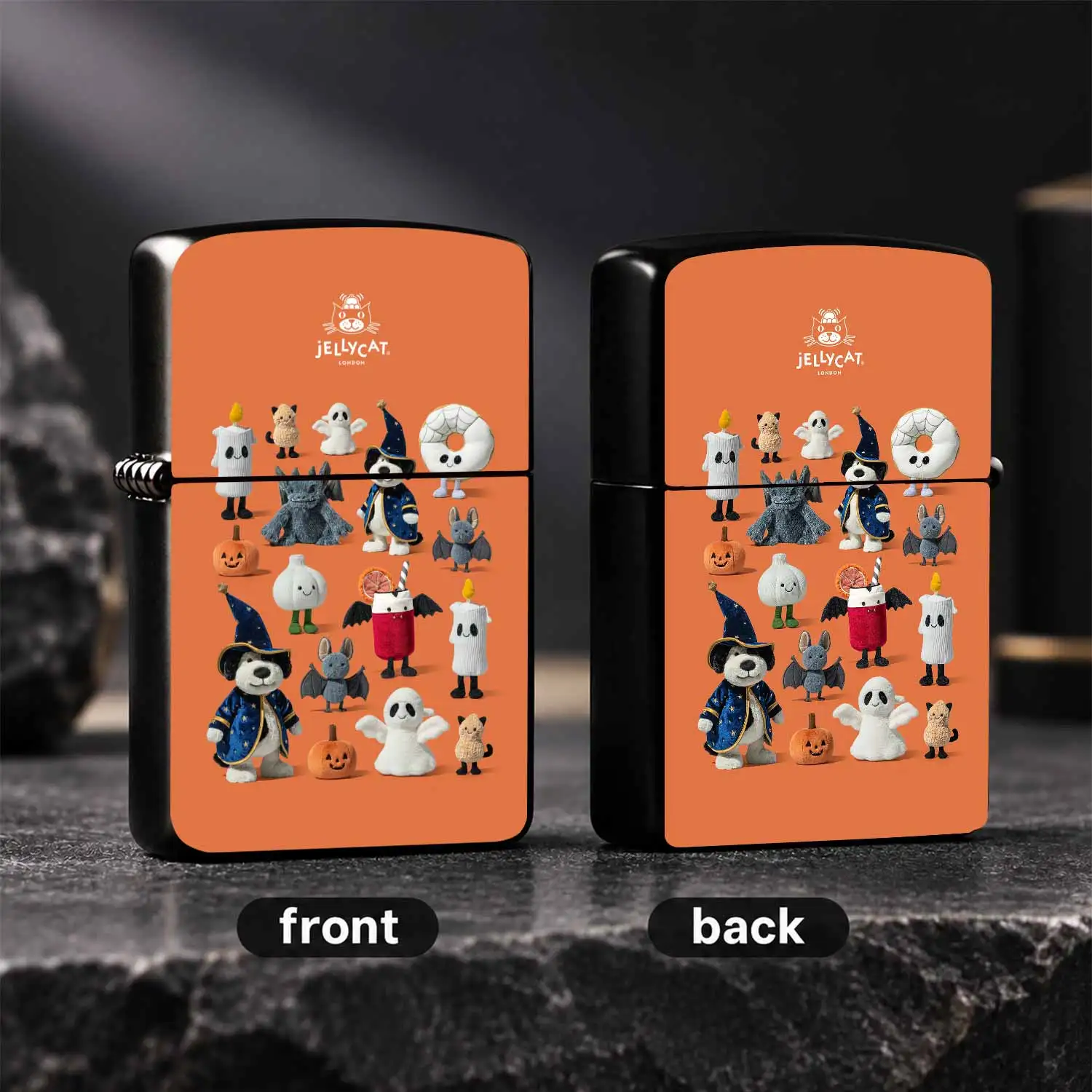 Halloween Themed Lighter Adorable Plush Doll Group Portrait Decorative Lightweight Portable Lighter For Daily Party Gatherings Multi-Scene Use Creative Exquisite Unique Gift For Friends Family And Hobbyists A Humorous And Interesting Lighte