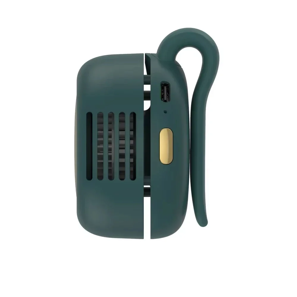 مروحة محمولة صغيرة محمولة قابلة لإعادة الشحن ومروحة كهربائية خالية من الشفرة ومروحة خصر مناسبة للتهوية الخارجية ومروحة صغيرة لسطح المكتب