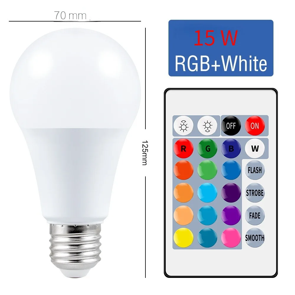ZIGBEE-Ampoule LED sans fil, ampoule intelligente, télécommande, WiFi, RVB, A60, 2023
