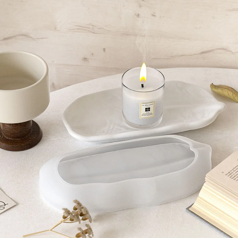 لتقوم بها بنفسك ورقة صينية قالب من السيليكون تنقش شريط العطرية الجص الراتنج الجبس قالب خرسانة لتزيين حامل الشموع تخزين #4