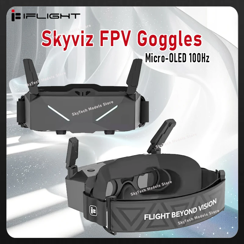 

iFlight Skyviz FPV Goggles Analog Goggles Micro-OLED 100Hz with Race/Freestyle FOV Modes