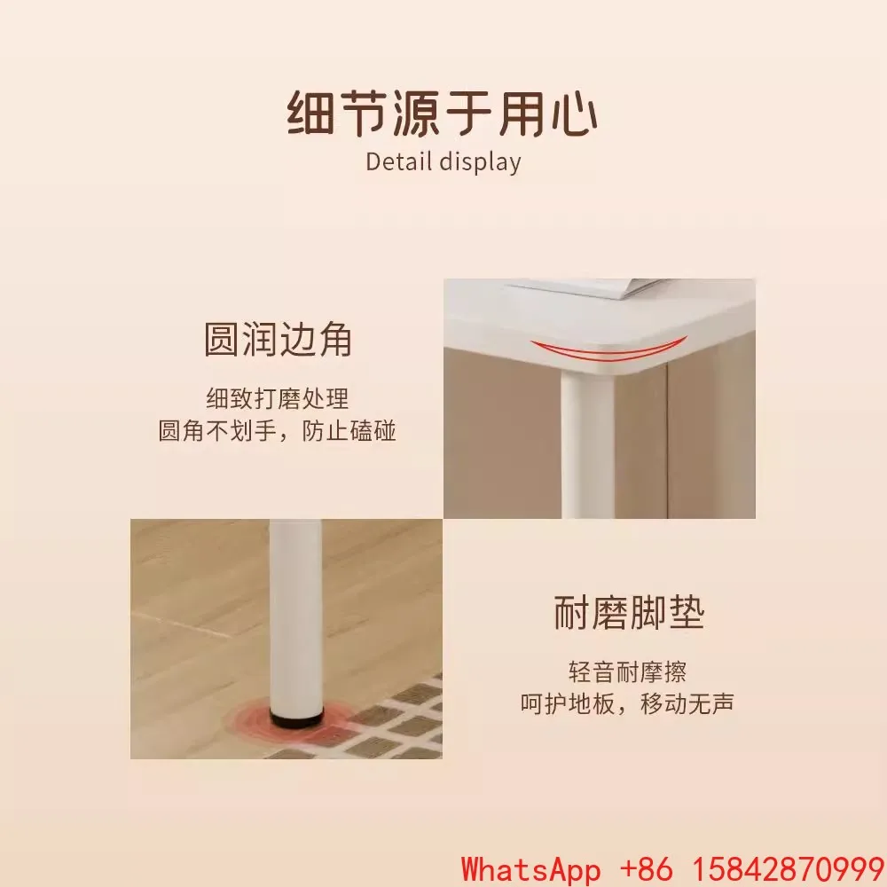 طاولة دراسة بسيطة لغرفة النوم المنزلية لسطح المكتب، مكتب مستطيل بسيط #4