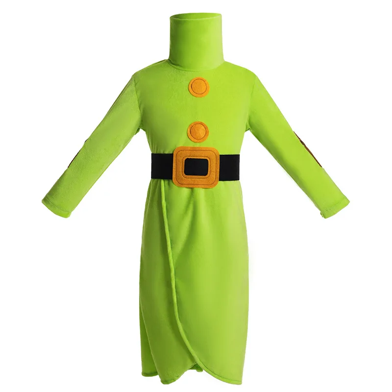 세븐 드워프 맨 의상 스노우 공주 복장 소년 소녀 큰 귀 엘프 픽시 코스프레 산타 파티 옷