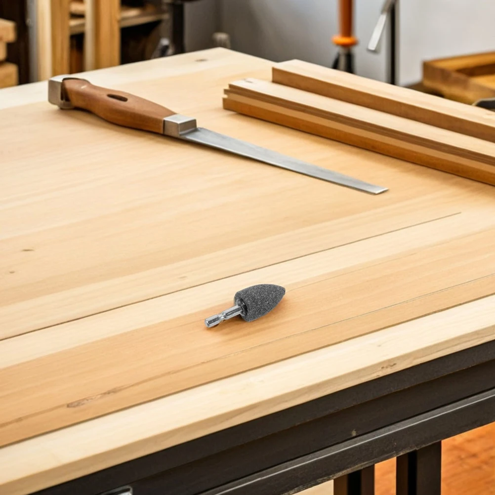 

10Pcs Hexagonal Shank Rotary Grinding Stones 25mm Conical Sharpener Drill Grinder Accessory for Plastic Polishing