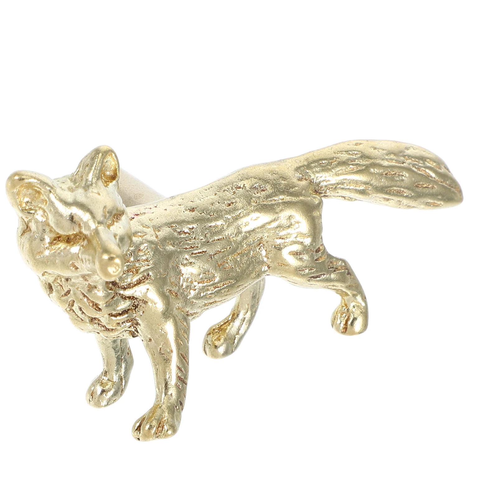 

Brass Fox Cabinet Drawer Knob Pull Decorative Kitchen Furniture Hardware Dresser Wardrobe Animal Handles
