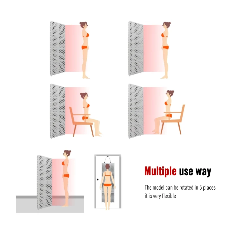 RL2000 1200pcs LED Light Therapy Panels Red Therapy Light Device Red Light Therapy 660nm 850nm for full body pain relief