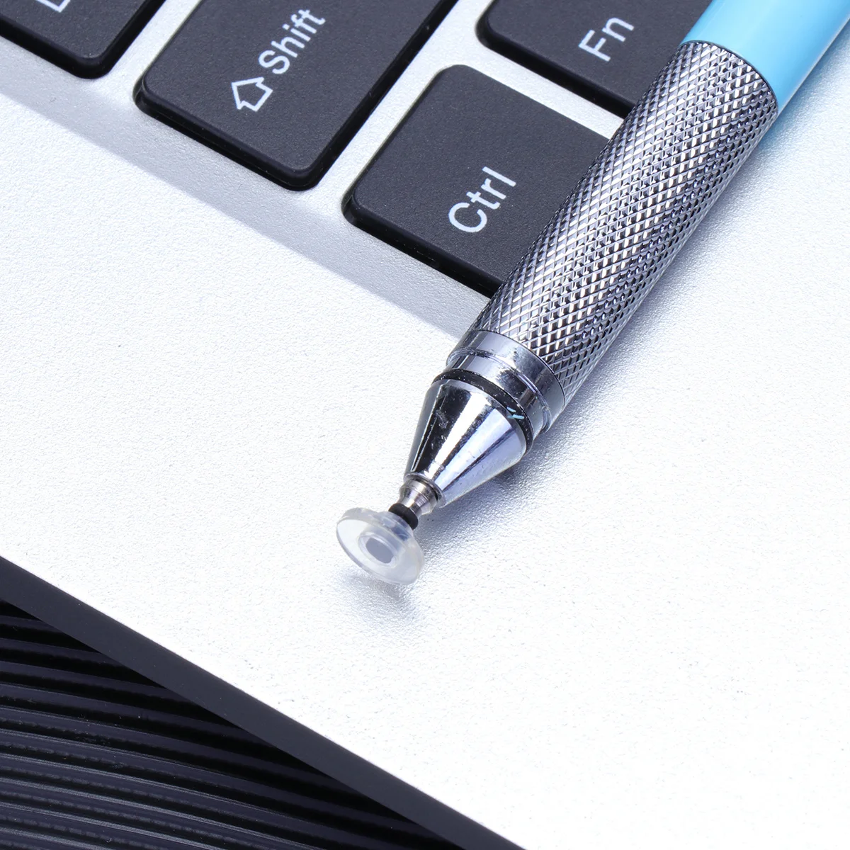 

Double Stylus Pen Metal Disc Capacitive Screen For Disc Stylus Phone Tablet Drawing Note Taking Laptops Blue