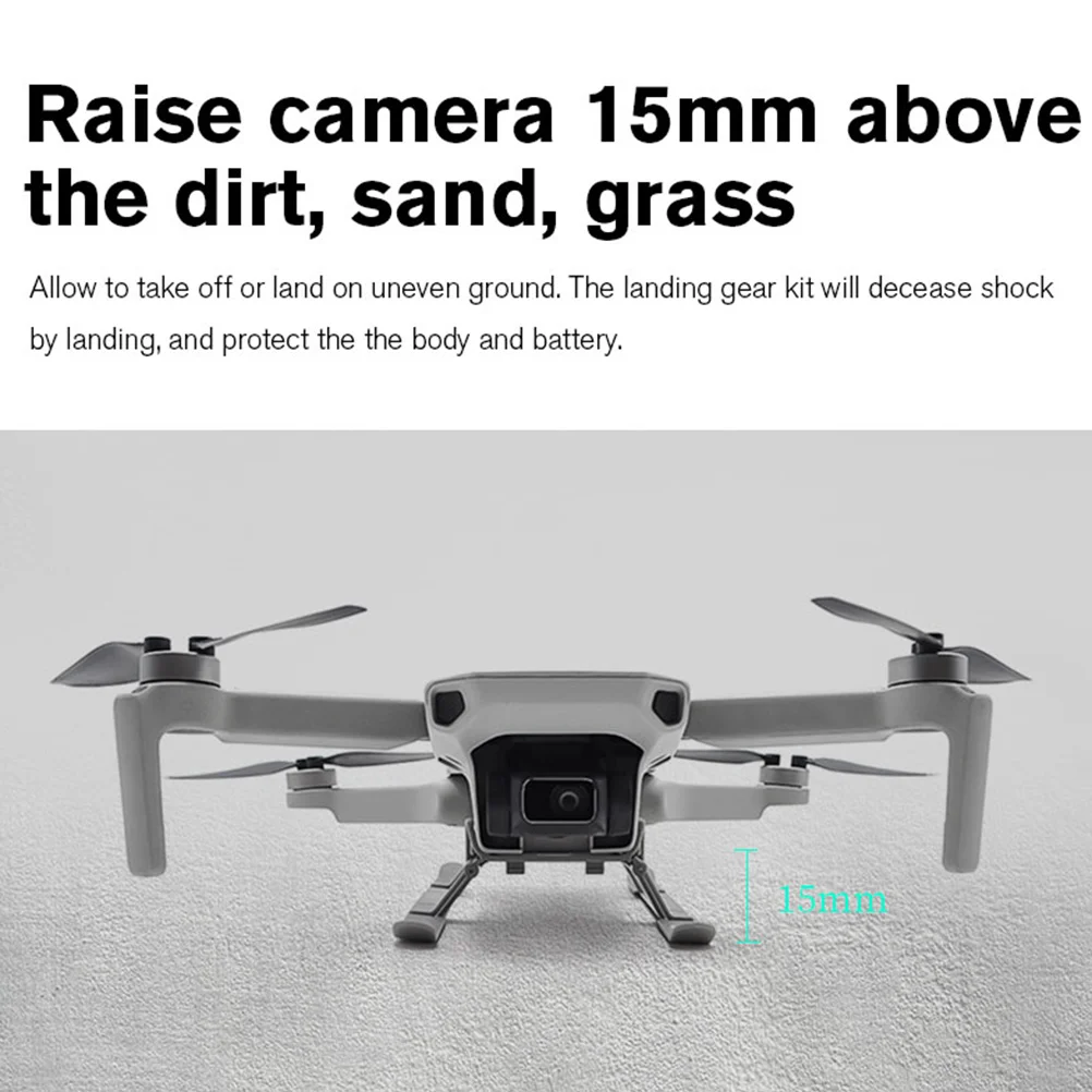 Extended Landing Gear Extension Leg for Mini 2 Quadcopter Foldable Height Extender Avoid Ground Debris Protect Gimbal