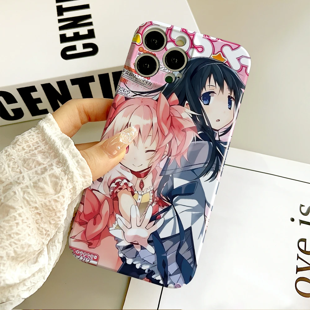 Japanese Cute Anime Girl Madoka Film Hard Phone Case for Samsung Galaxy 17 07 A16 A56 A26 A36 A55 A35 A15 A54 A14 A24 A25 4G 5G - náhled 3