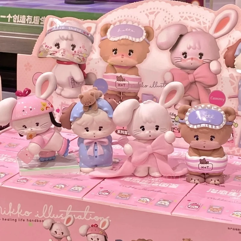 New Mikko Blind Box Healing Life Atlas Series Kawaii Style Caja Mysteryies Box Guss Bag Modle Decoration Collect Christmas Gifts