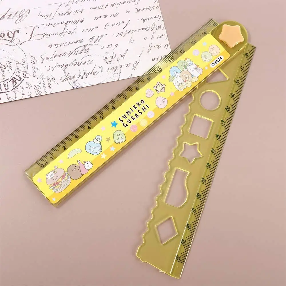 School Supplies Kids Gift Cute Animal 30CM DIY Straightedge Drawing Rulers Drawing Tools Folding Ruler