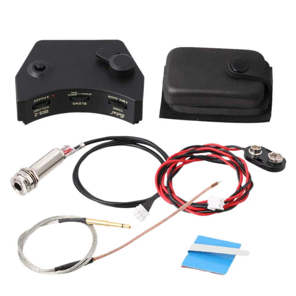 

YHVC-Belcat IRIS-2 Sound Hole Control Preamp Guitar Pickup Piezo Pickup System for Acoustic Folk Guitar