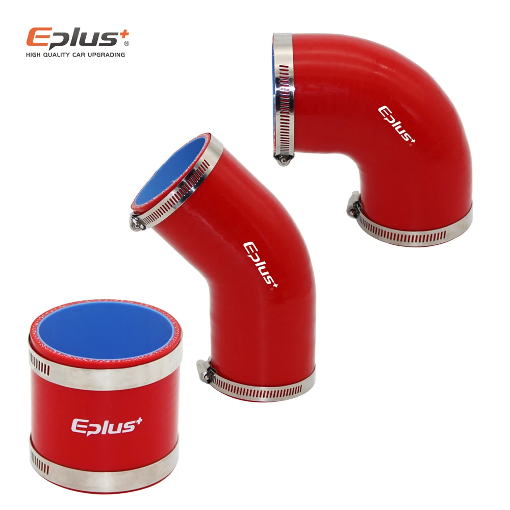 0 ° 45 ° 90 ° Connettore per tubo in silicone, adattatore riduttore per tubi, nero e rosso, resistente alle alte temperature, universale in gel di silice