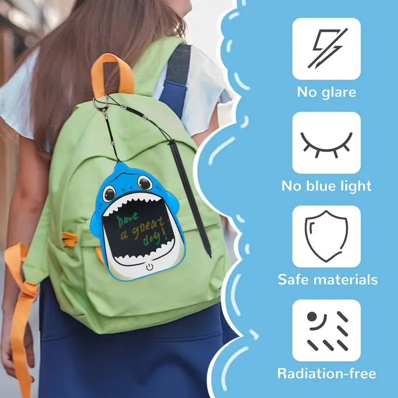 

Shark Doodle Pad LCD Scribbler Boards Educational Writing Tablet Kids Drawing Tablet Drawing Pad Doodle Board For Toddler Aged 3