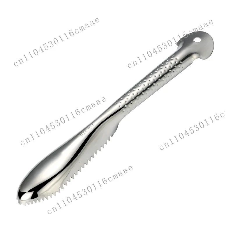 Stainless steel fish scale remover Quick scale removal tool Manual fish scale scraper Cleaning kitchen gadget