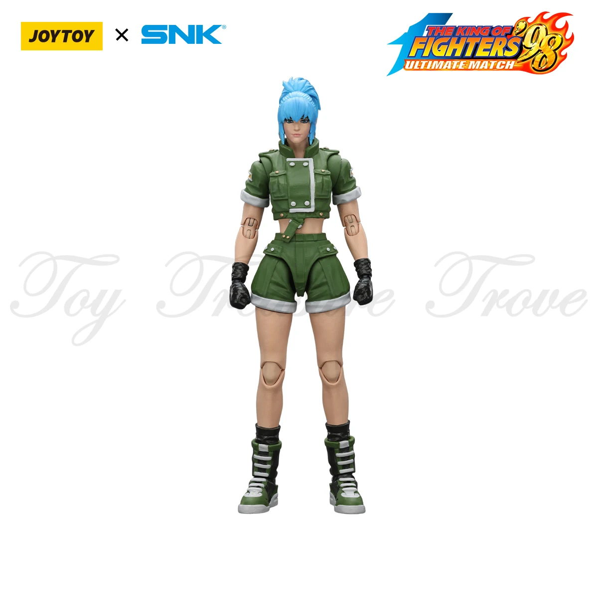 [PRE ORDER] JOYTOY 1/18 Action Figures KOF'98UM Ikari Warriors Team 3PCS Ralf Jones Clark Still Leona Heidern Model Toy
