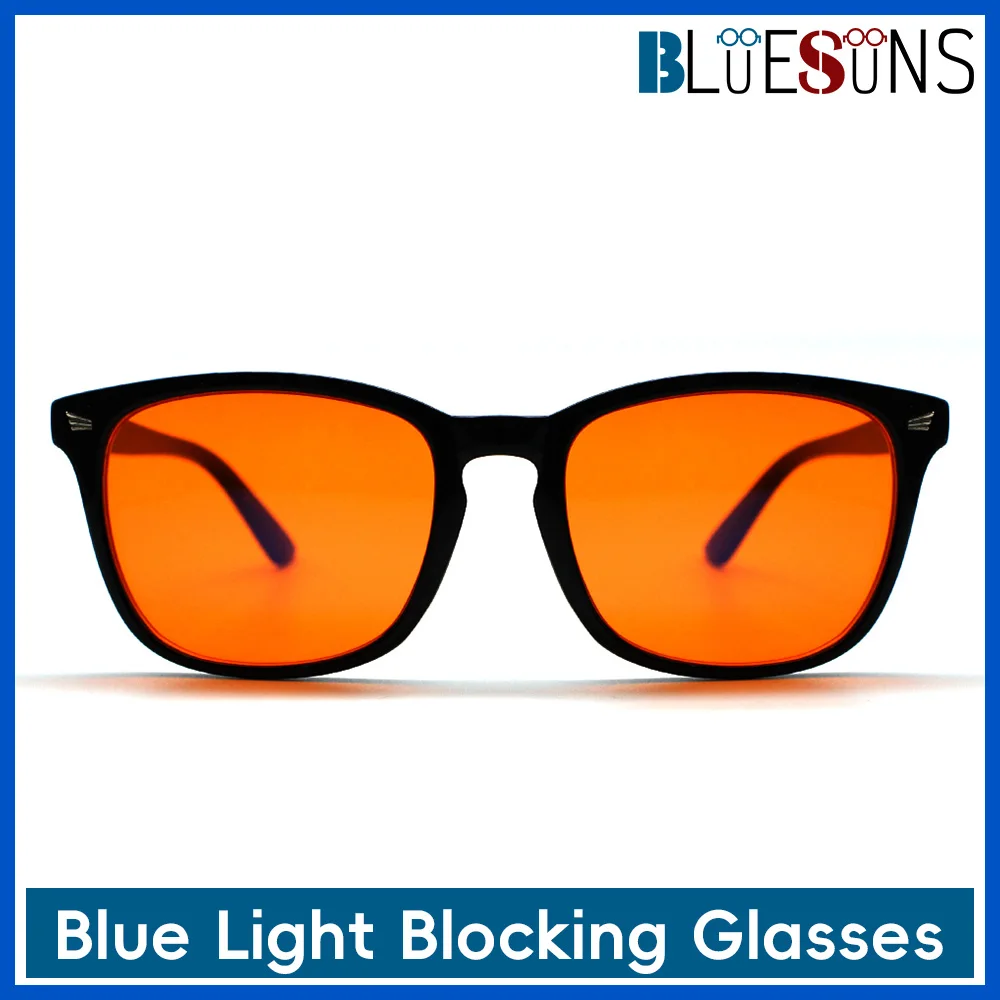 Occhiali anti luce blu di lusso per donna Lenti rosse e arancioni Protezione per gli occhi del computer Design elegante