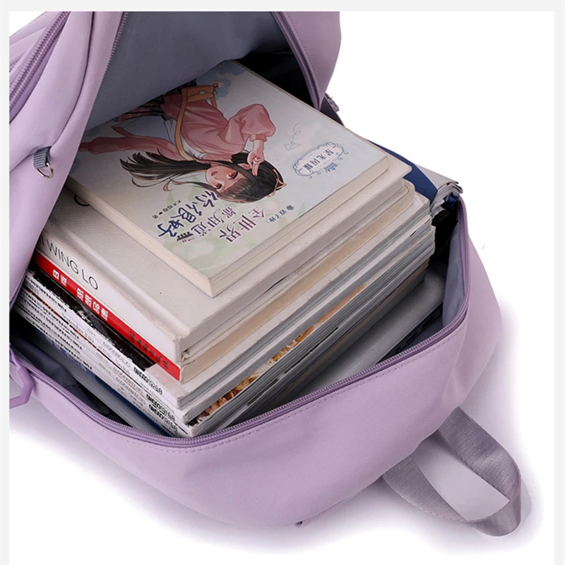 Koreanischer Schul rucksack für Studenten College-Schult aschen für Teenager-Mädchen Teenager lässig reisen Laptop-Rucksäcke Bücher taschen kawaii